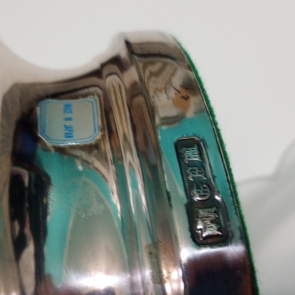 Vintage Wine Coaster-Rare Ancanthus EPM with Glass Insert - Picture 8 of 11